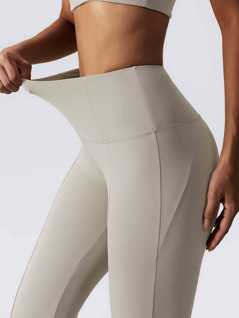 Wide Leg Yoga High Waist Pants for Women, stretchy and breathable, ideal for fitness activities.